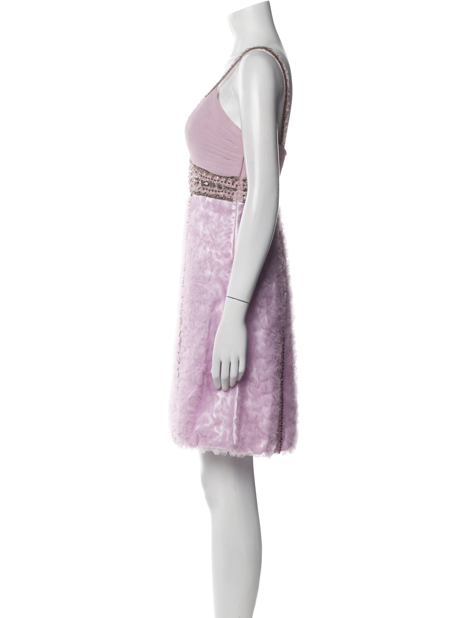 Sue Wong Silk Mini Dress