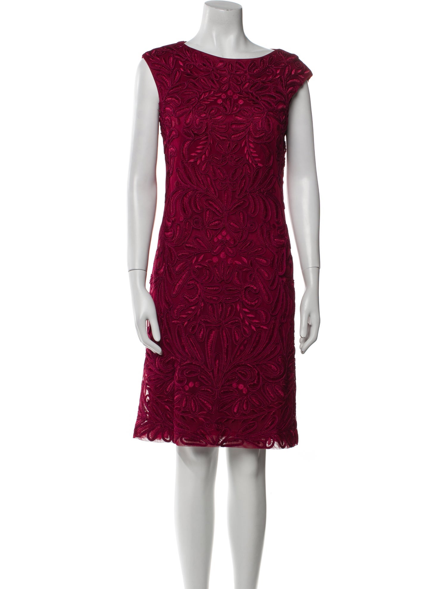 Sue Wong Printed Knee-Length Dress