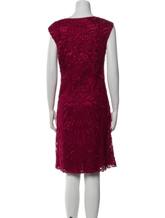 Sue Wong Printed Knee-Length Dress