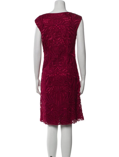 Sue Wong Printed Knee-Length Dress