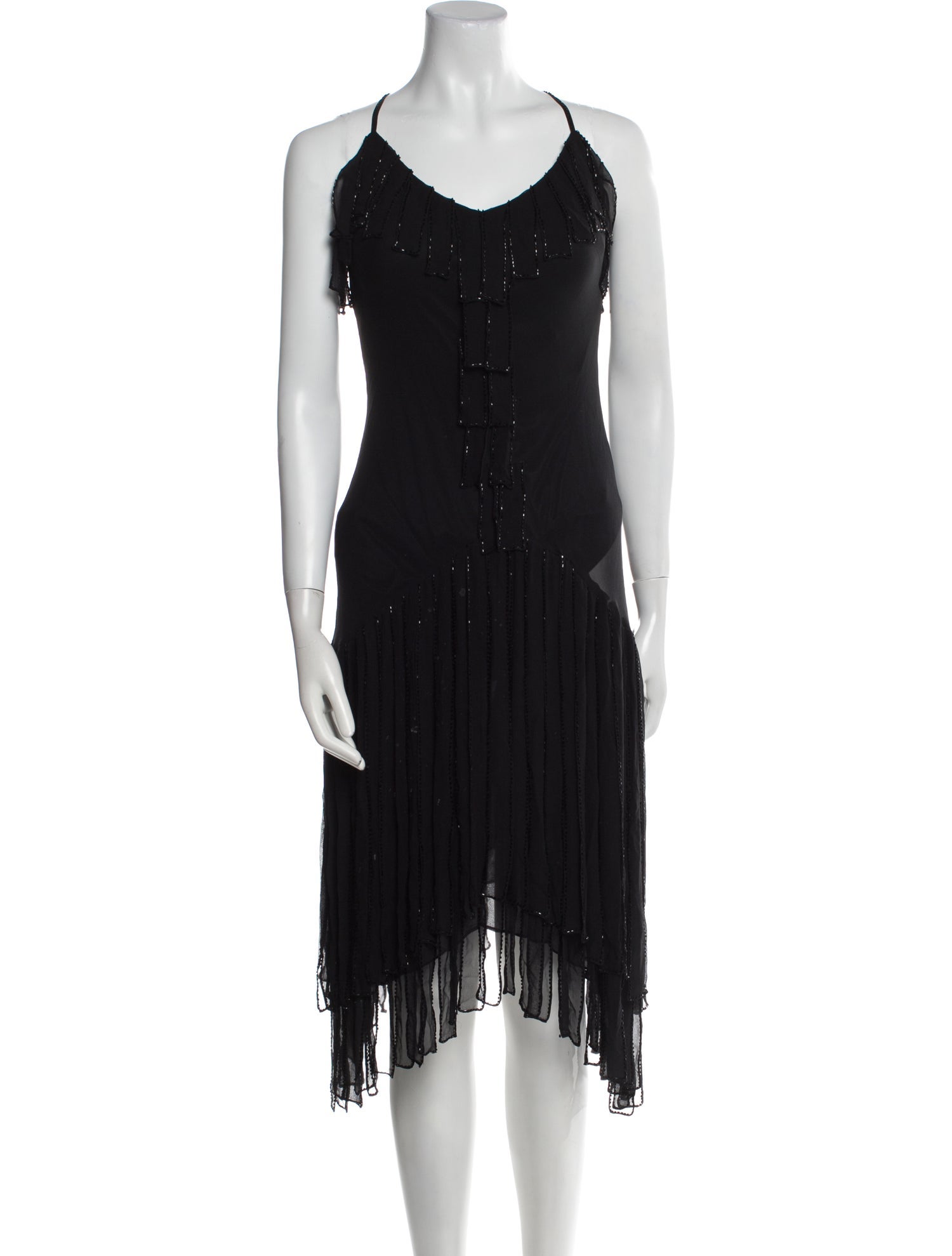 Sue Wong Silk Midi Length Dress