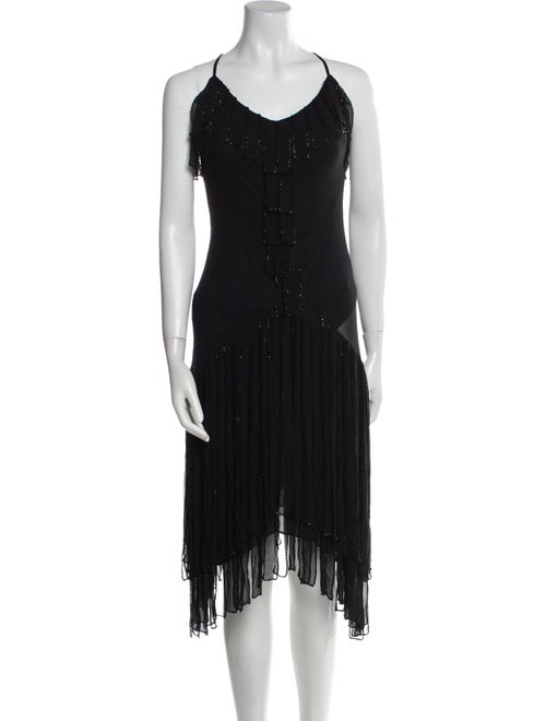 Sue Wong Silk Midi Length Dress