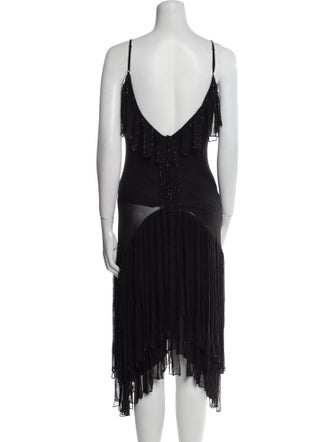 Sue Wong Silk Midi Length Dress