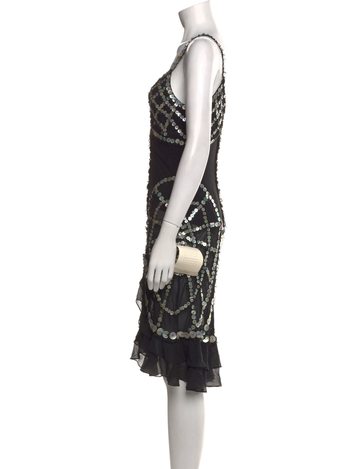Sue Wong Silk Knee-Length Dress w/ Tags