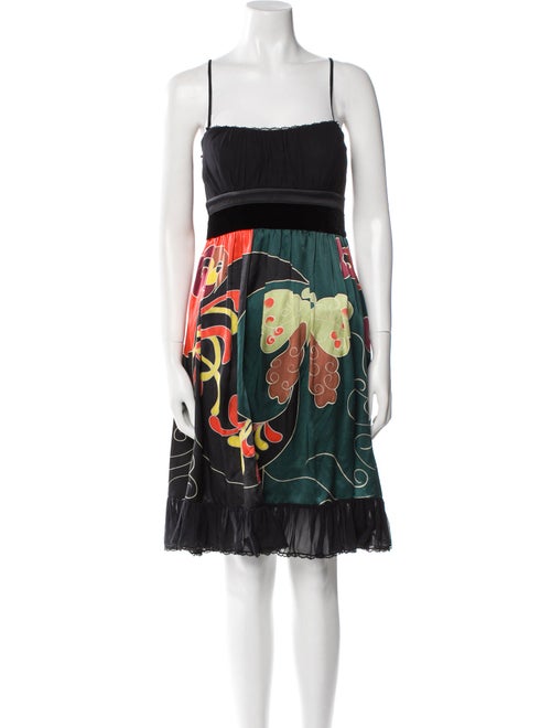 Sue Wong Silk Knee-Length Dress
