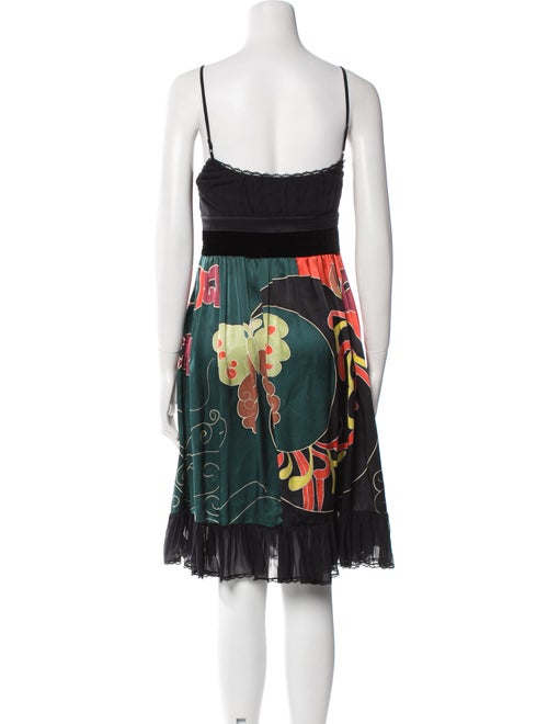 Sue Wong Silk Knee-Length Dress