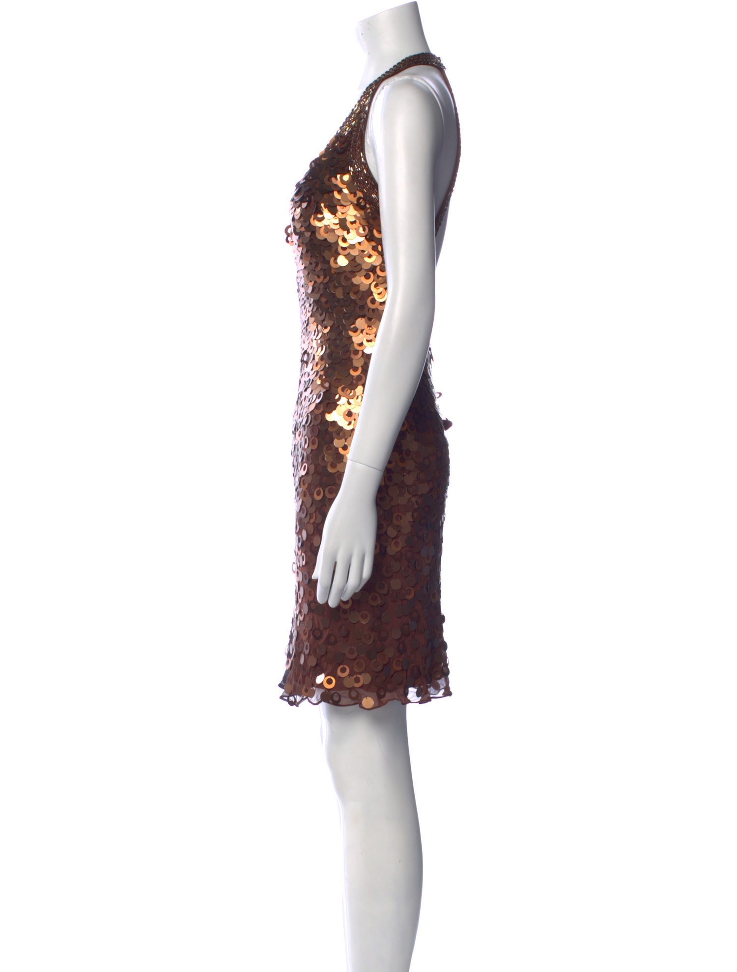 Sue Wong Silk Knee-Length Dress w/ Tags