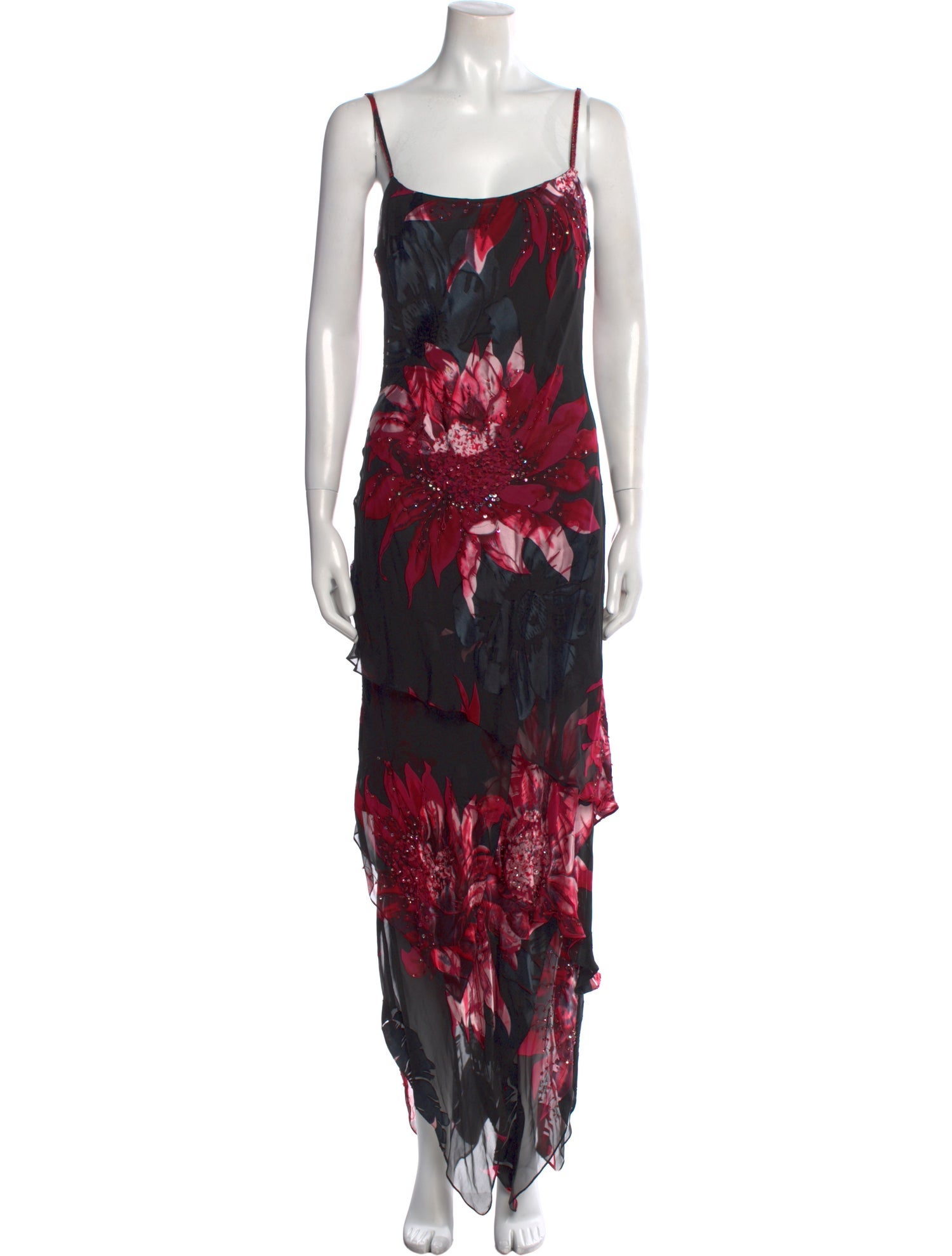 Sue Wong Silk Long Dress