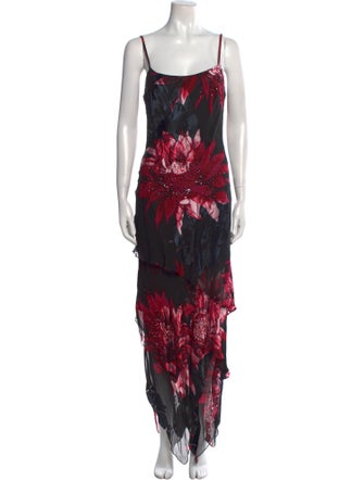 Sue Wong Silk Long Dress