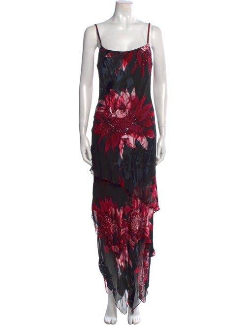 Sue Wong Silk Long Dress