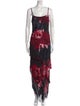 Sue Wong Silk Long Dress