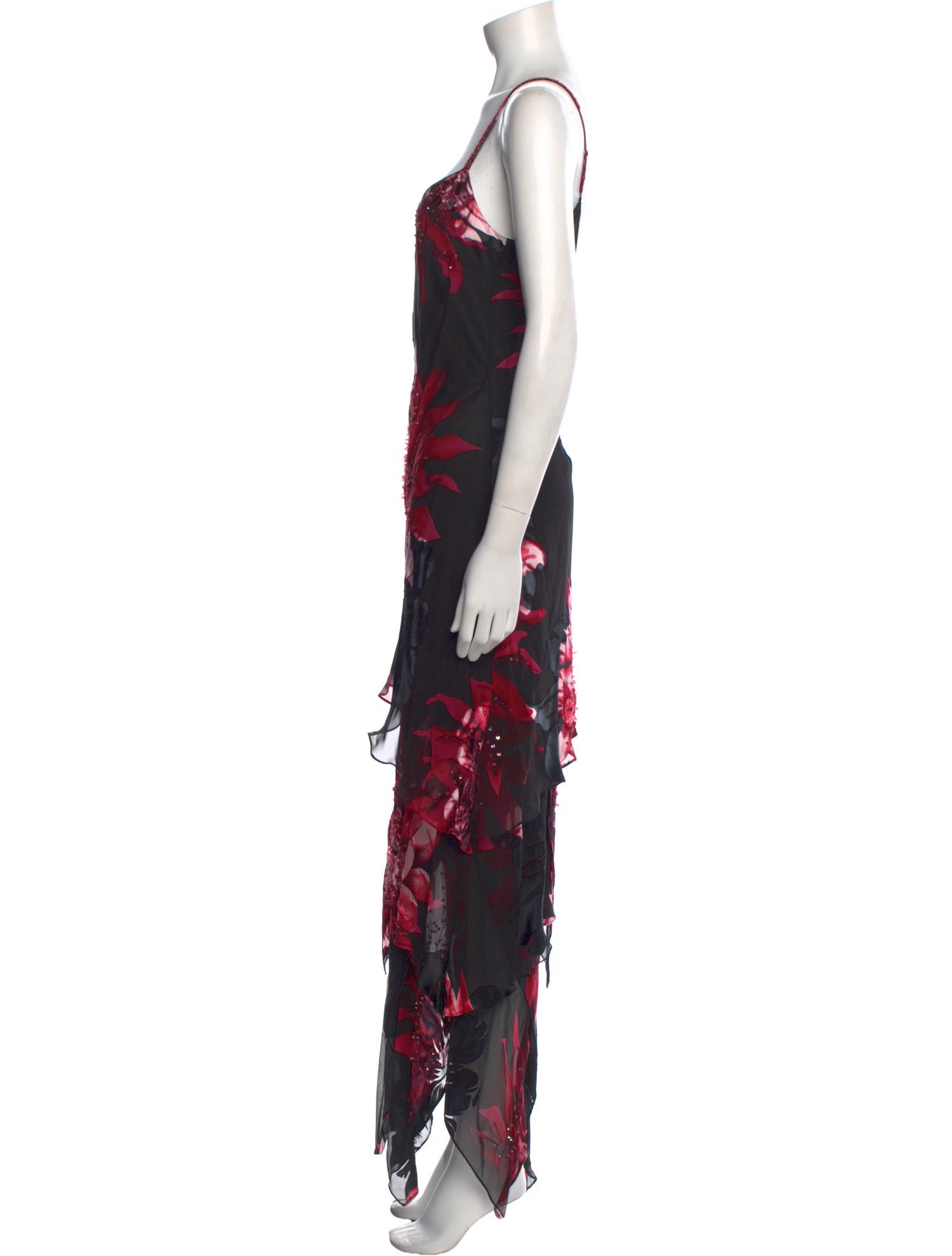 Sue Wong Silk Long Dress