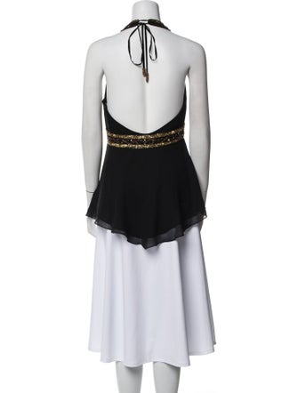 Sue Wong Silk V-Neck Tunic