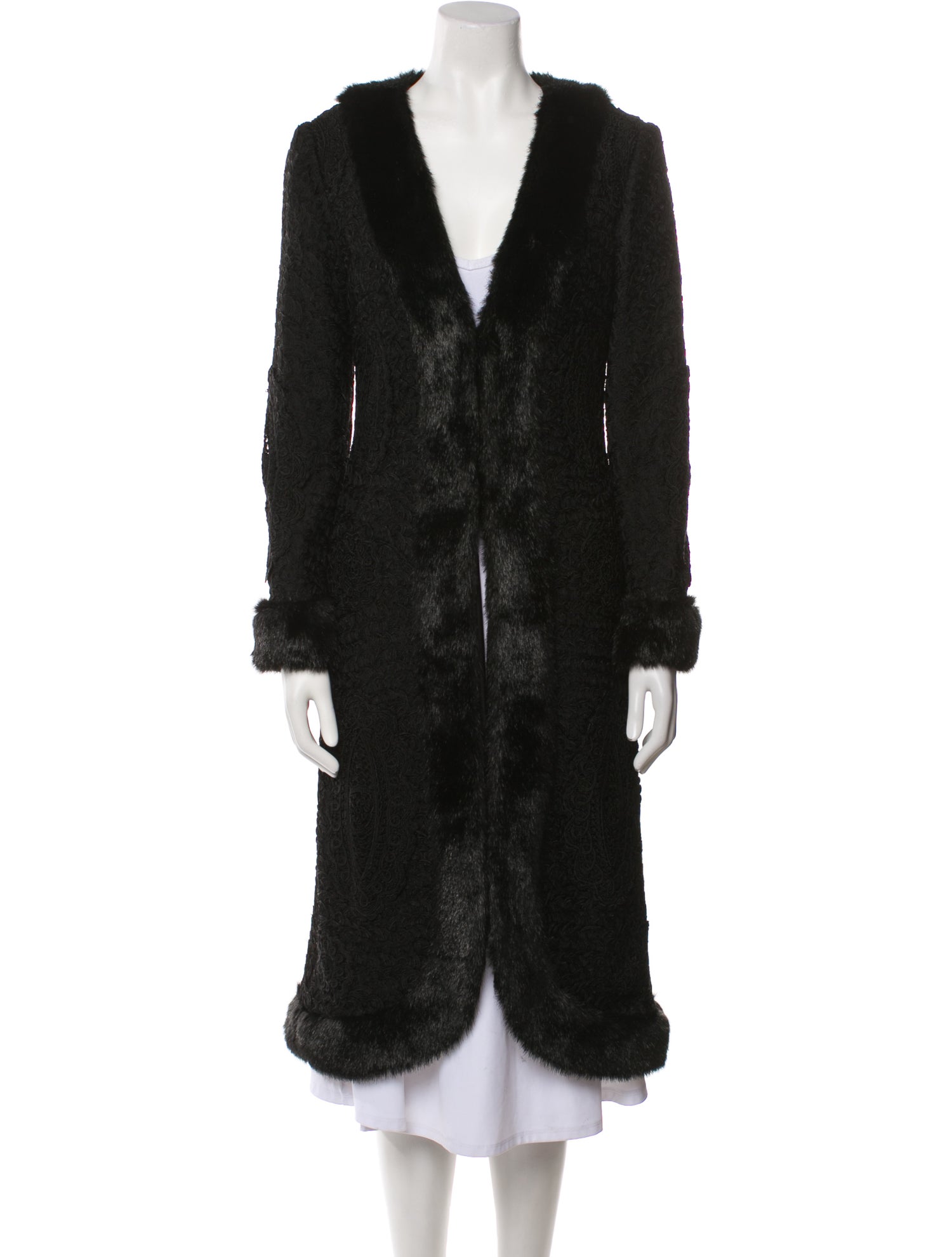 Sue Wong Faux Fur Coat