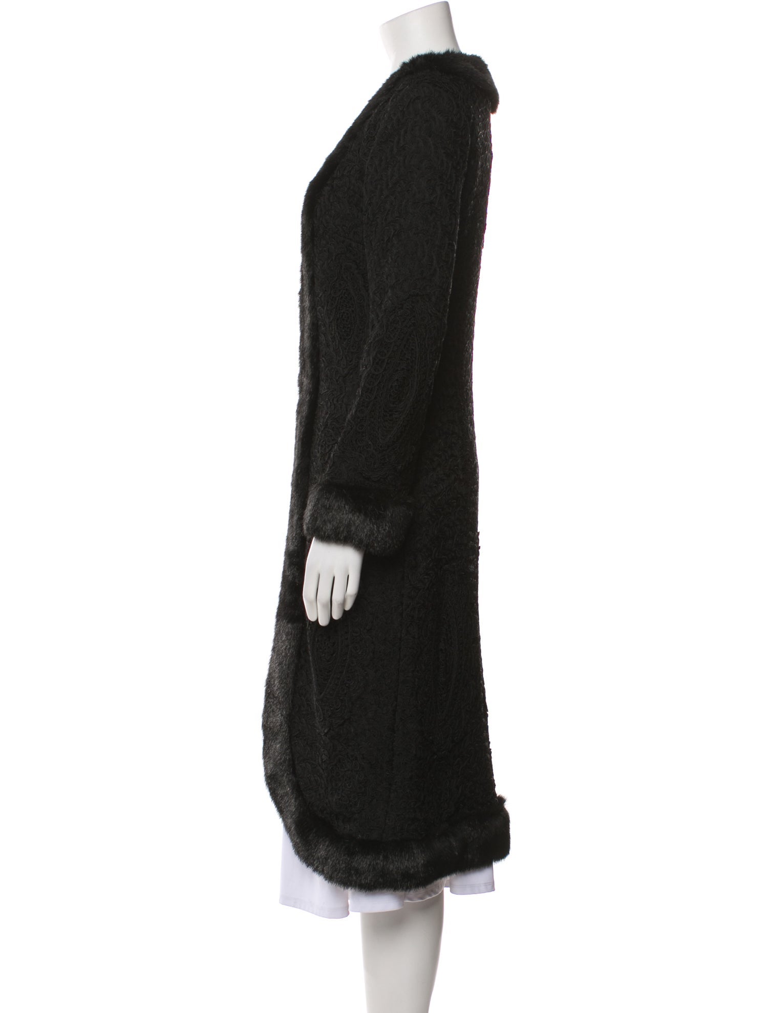 Sue Wong Faux Fur Coat