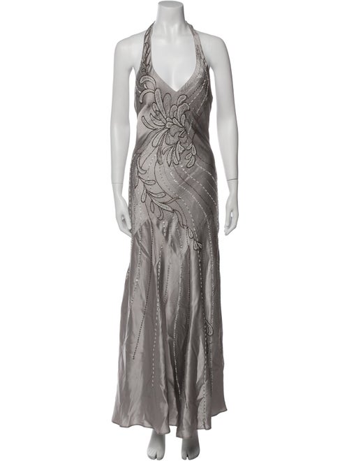 Sue Wong Silk Long Dress