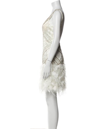 Sue Wong Nylon Mini Dress