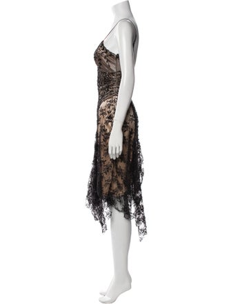 Sue Wong Nylon Midi Length Dress