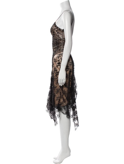 Sue Wong Nylon Midi Length Dress