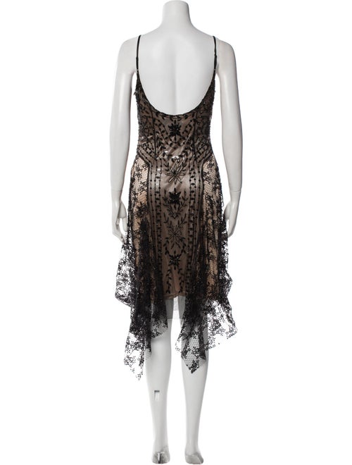 Sue Wong Nylon Midi Length Dress