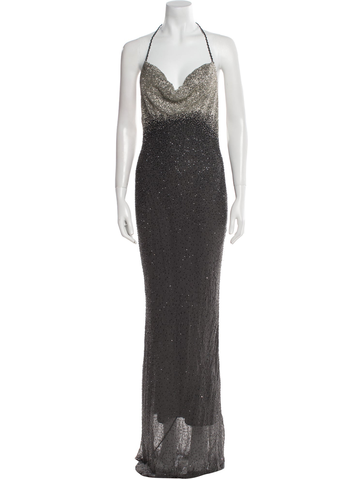 Sue Wong Silk Long Dress