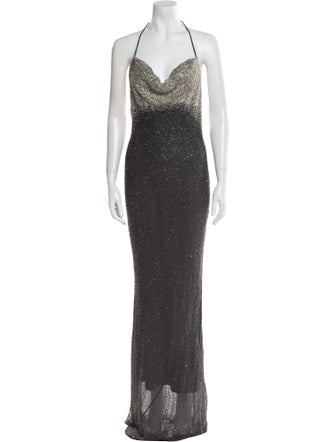 Sue Wong Silk Long Dress