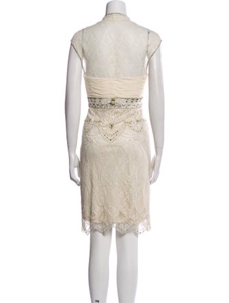 Sue Wong Nylon Knee-Length Dress