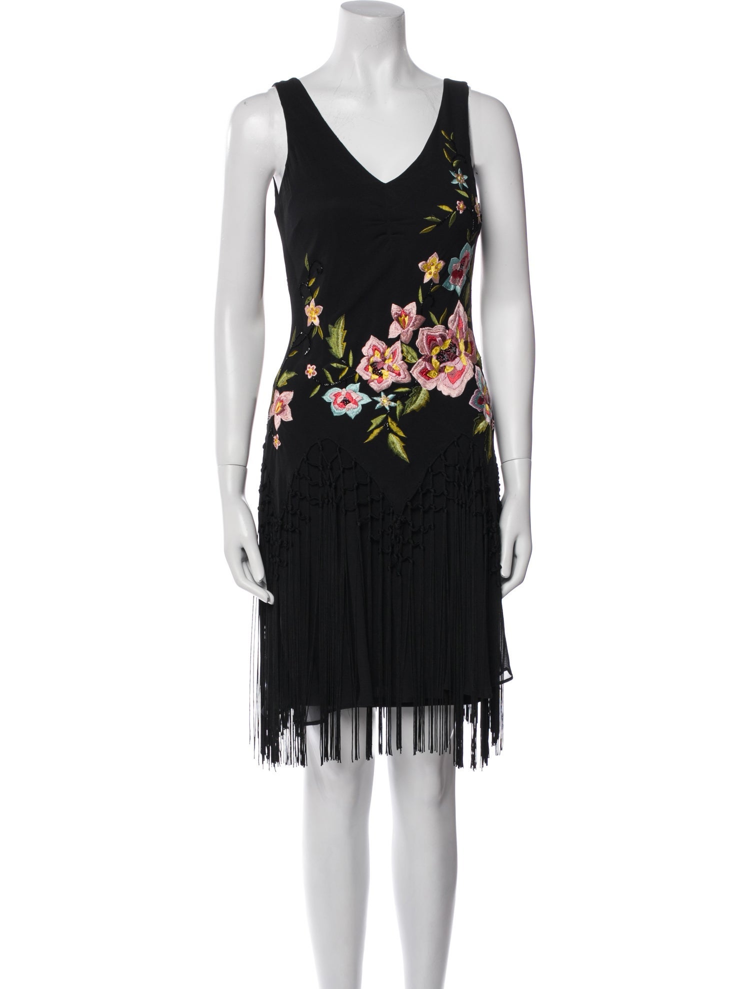 Sue Wong Silk Knee-Length Dress