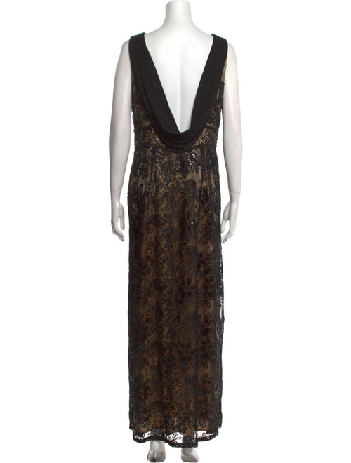 Sue Wong Printed Long Dress