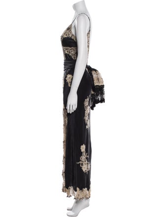 Sue Wong Silk Long Dress
