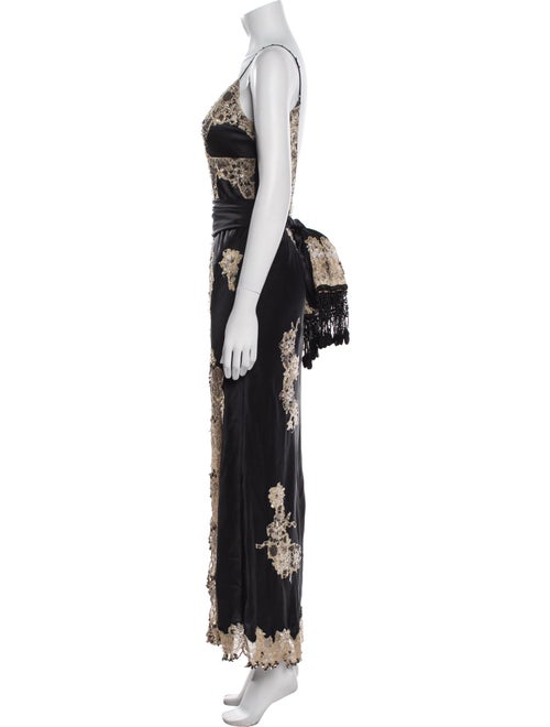 Sue Wong Silk Long Dress