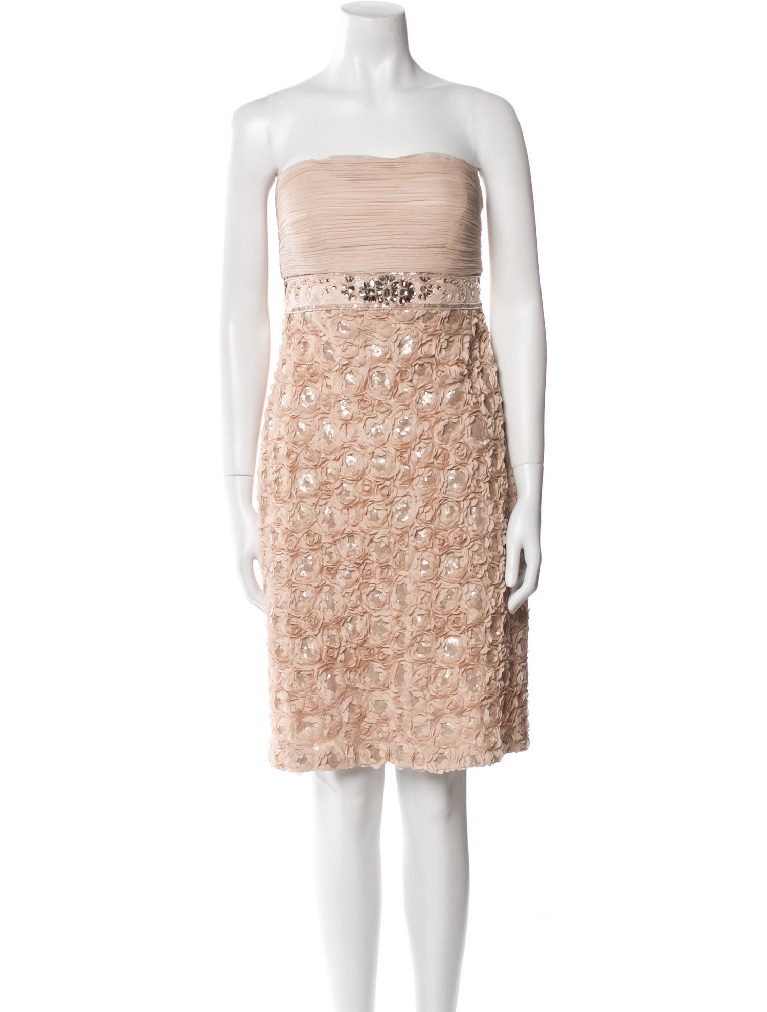 Sue Wong Printed Mini Dress