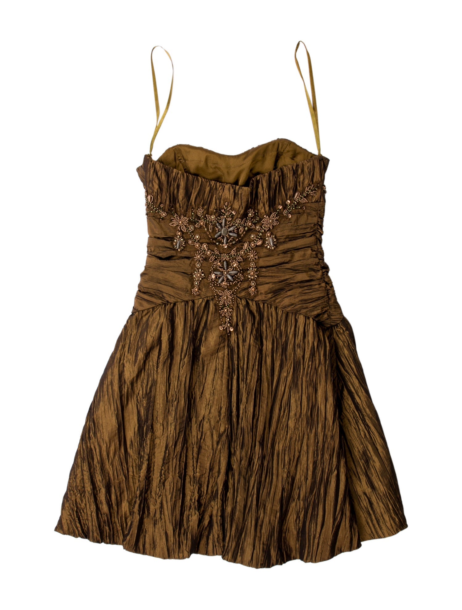 Sue Wong Square Neckline Mini Dress