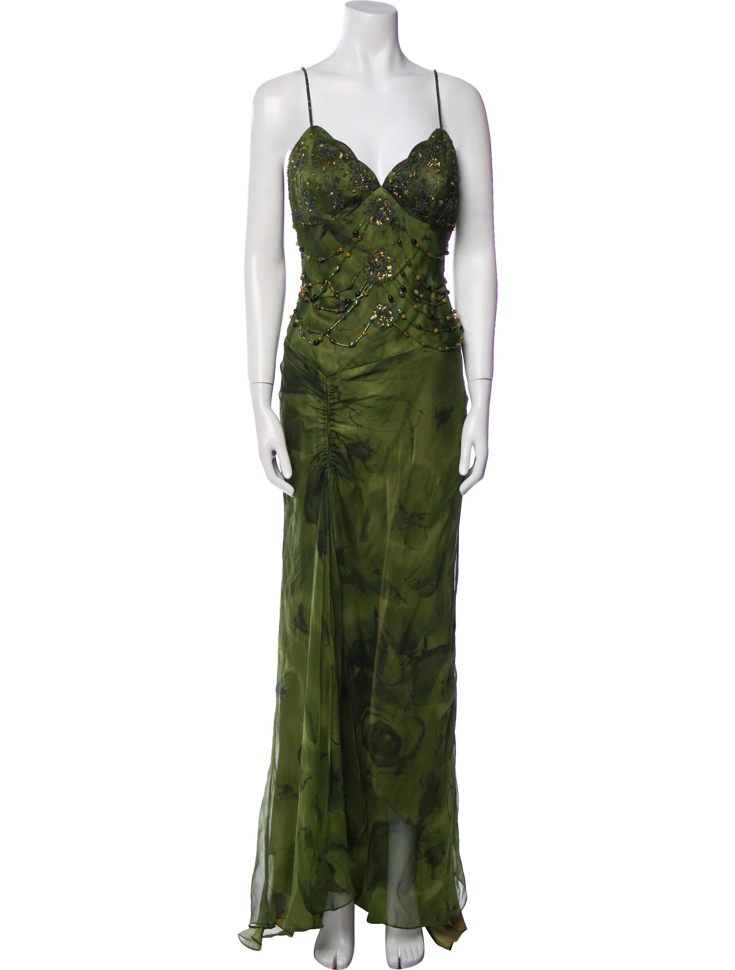 Sue Wong Silk Long Dress