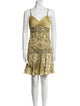 Sue Wong Patterned Mini Dress