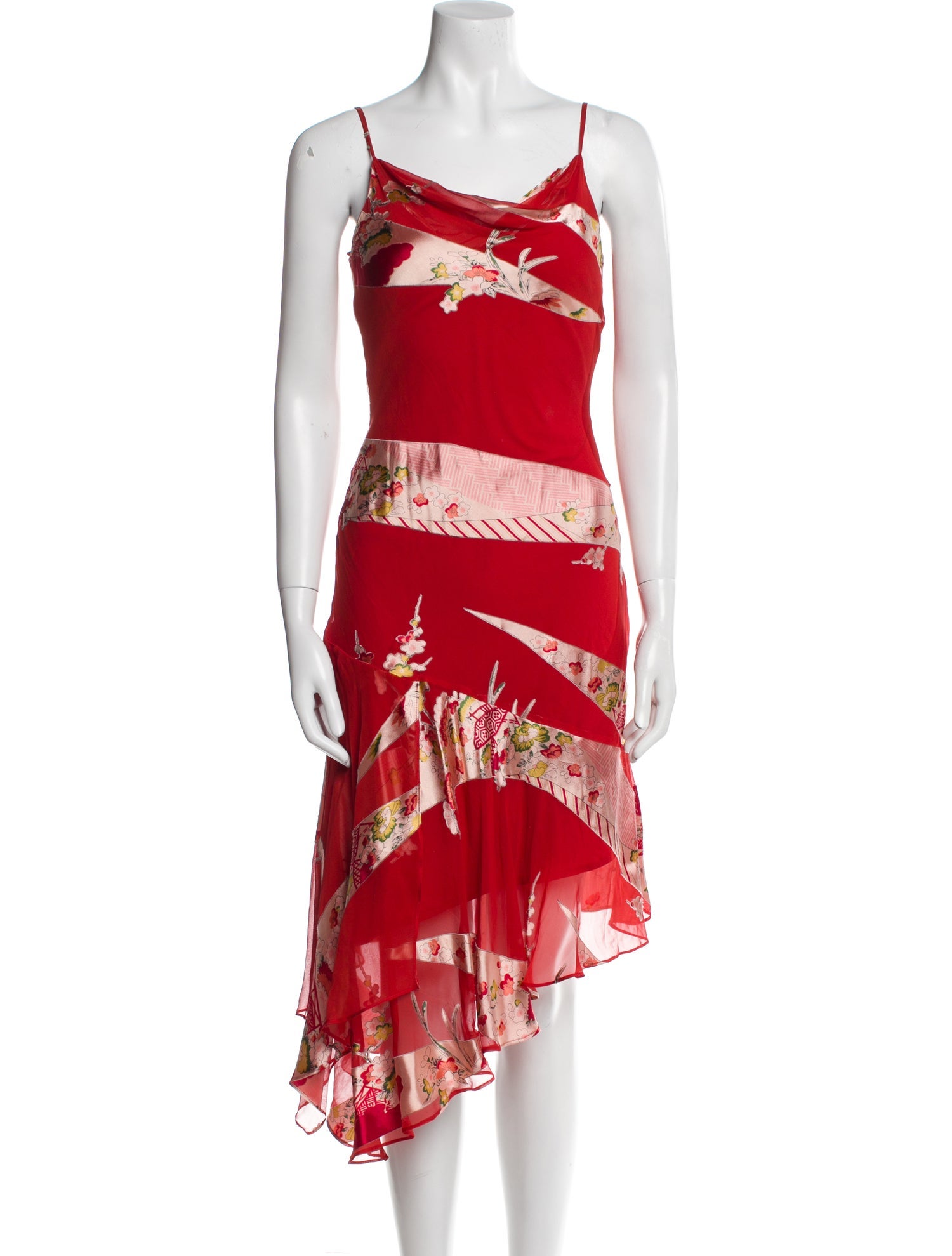 Sue Wong Silk Knee-Length Dress