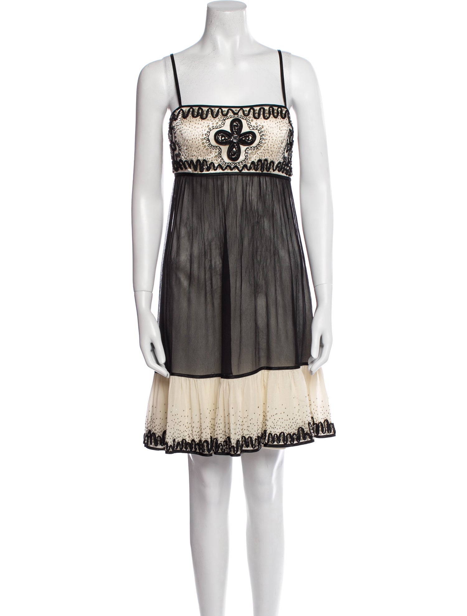 Sue Wong Silk Mini Dress