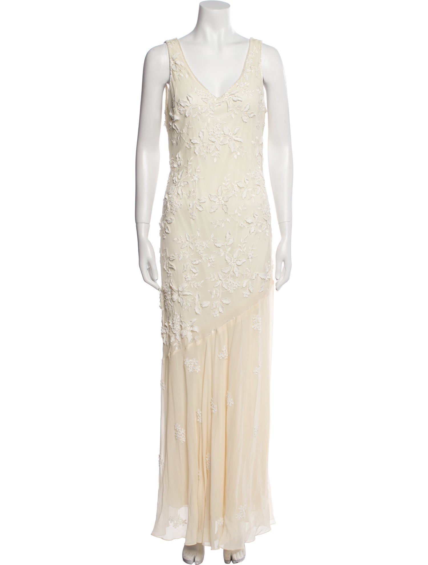 Sue Wong Silk Long Dress