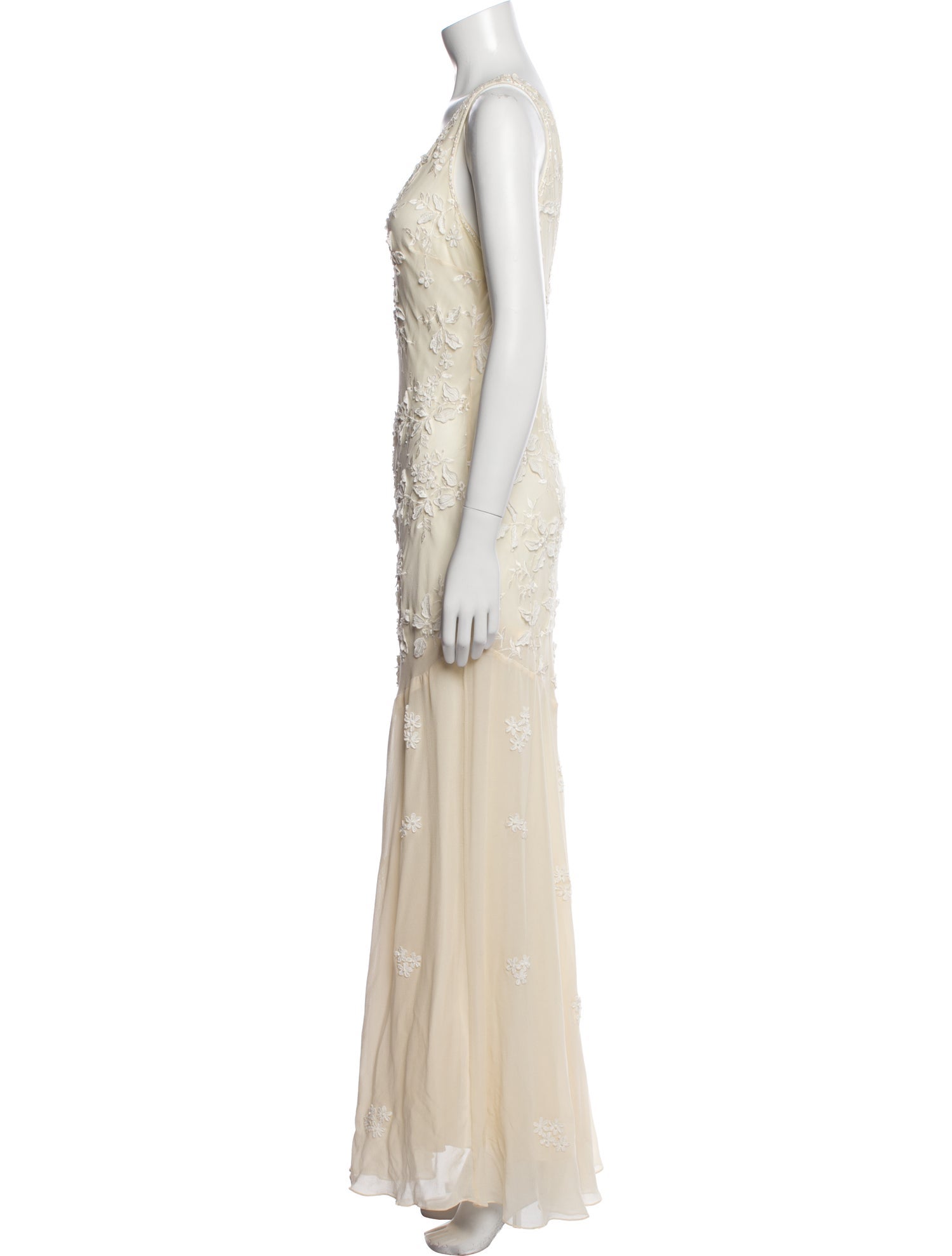 Sue Wong Silk Long Dress