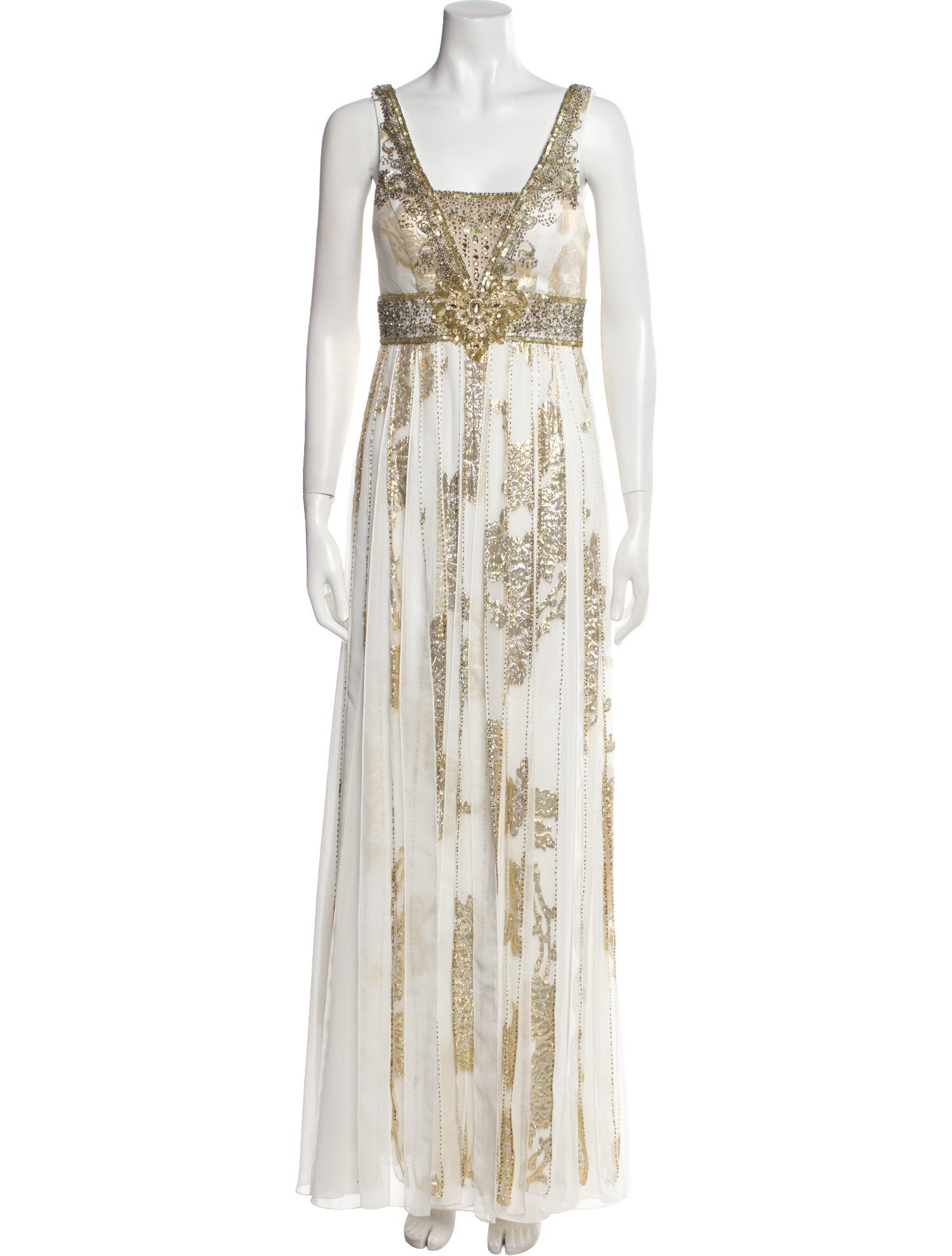 Sue Wong Silk Long Dress