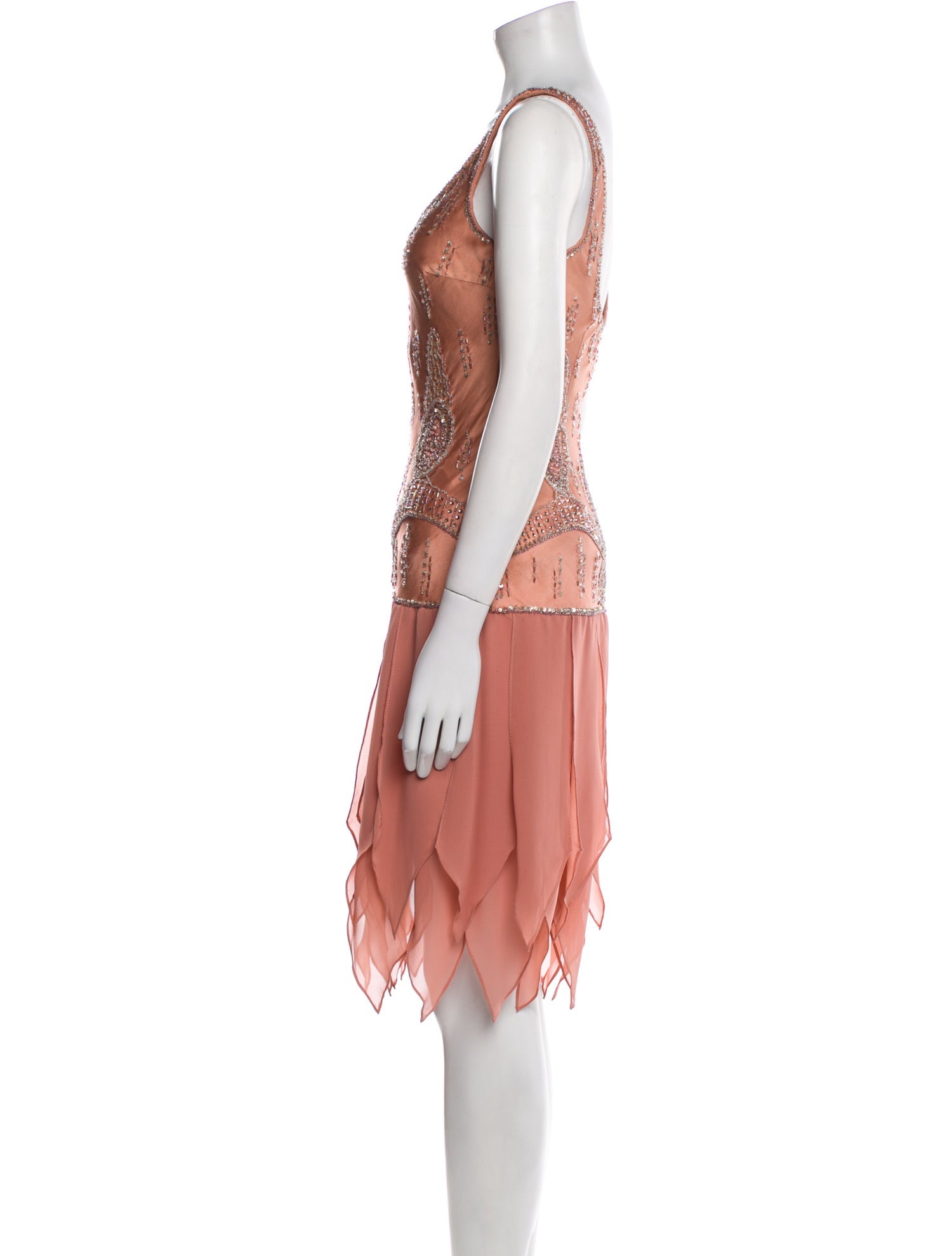 Sue Wong Silk Midi Length Dress