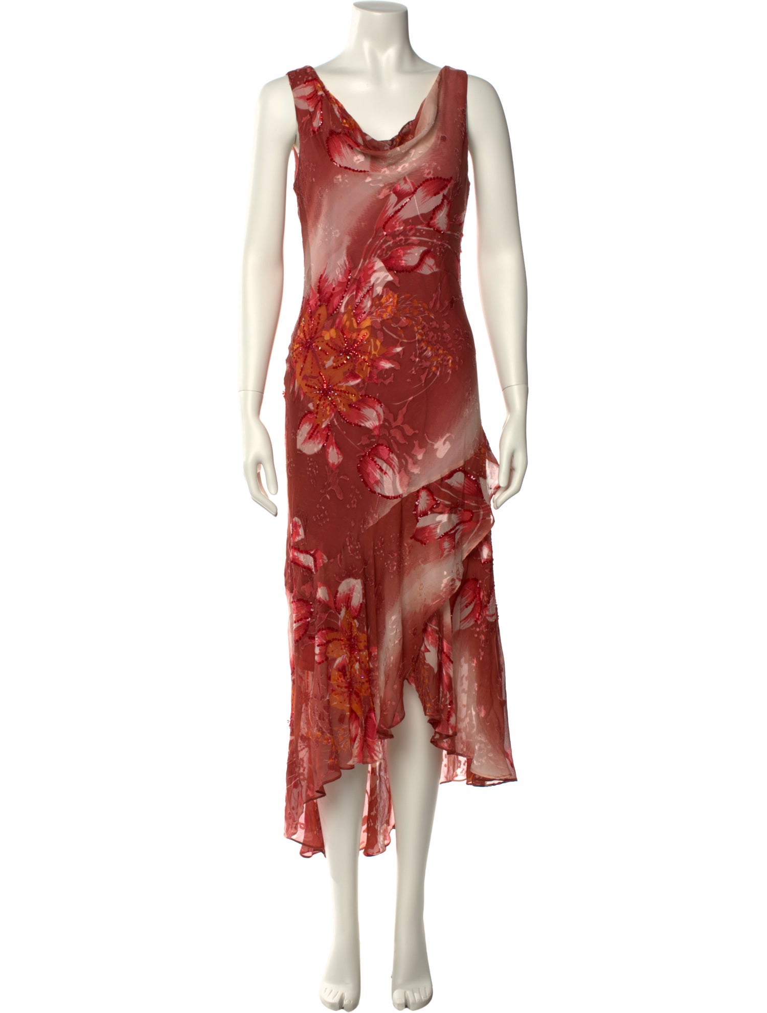 Sue Wong Silk Long Dress