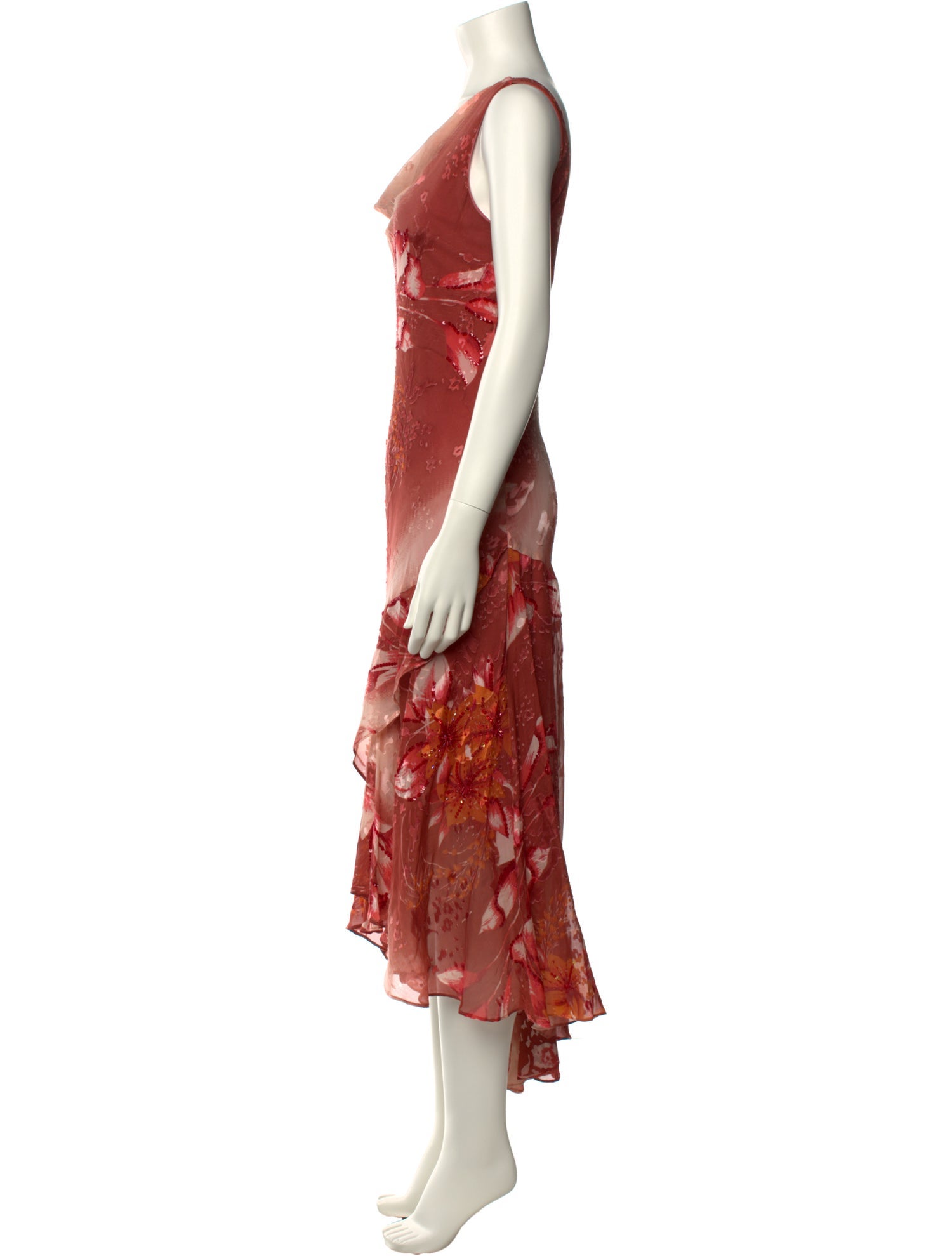 Sue Wong Silk Long Dress