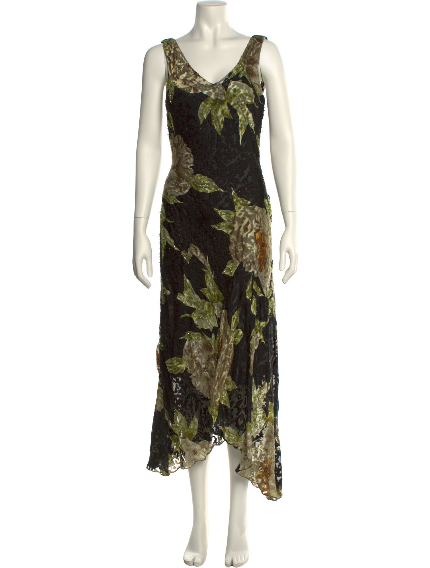 Sue Wong Printed Long Dress