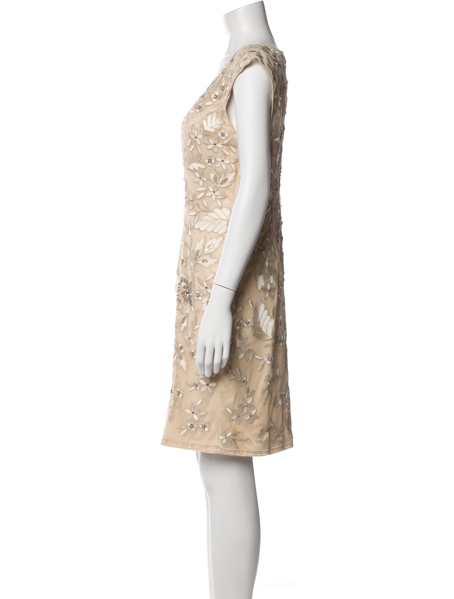 green emerald velvet dress S/M) 90s/Y2K Sue Wong Beaded Floral Applique Silk Midi Dress – The Clothing  Warehouse main image 1