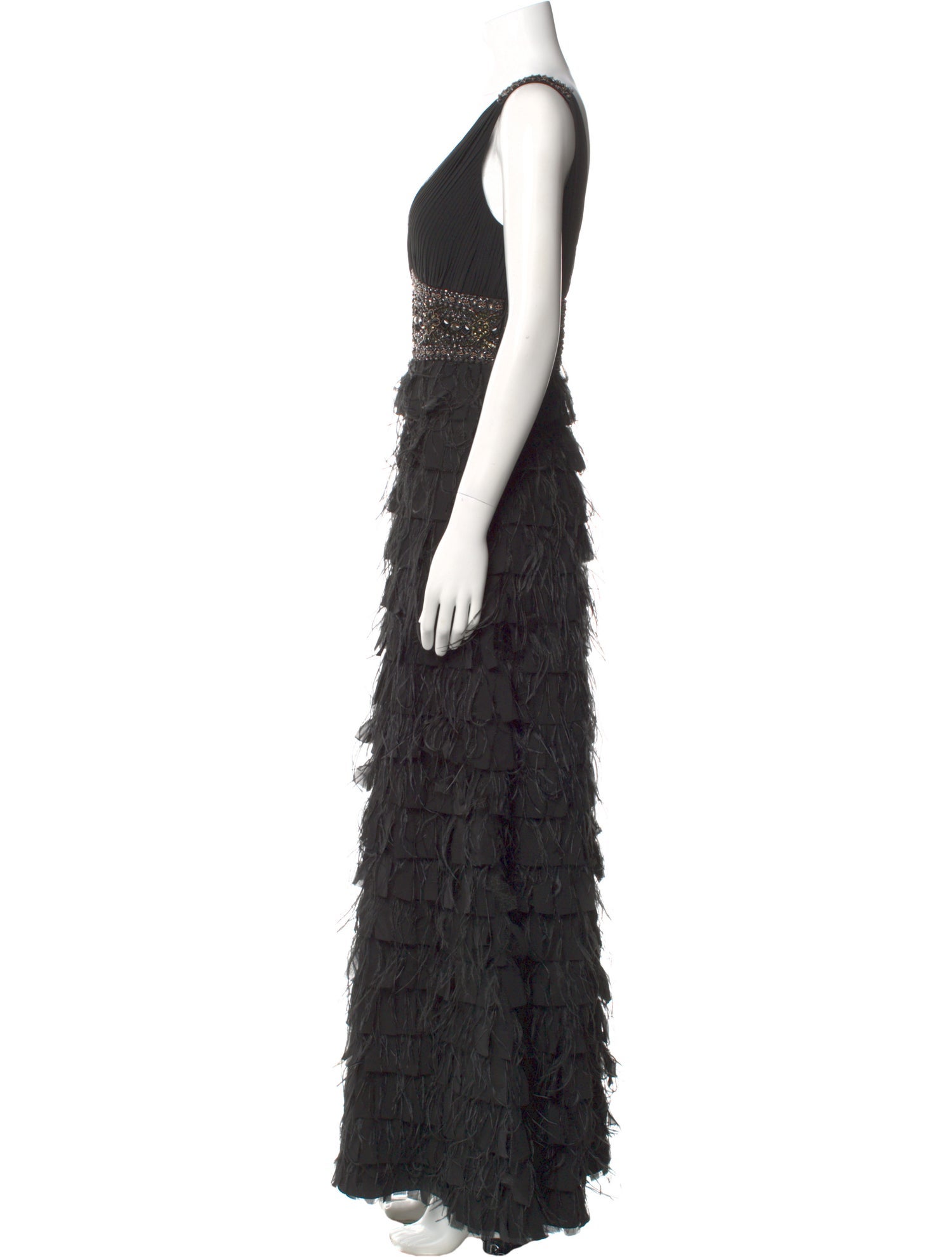 green emerald velvet dress Sue Wong