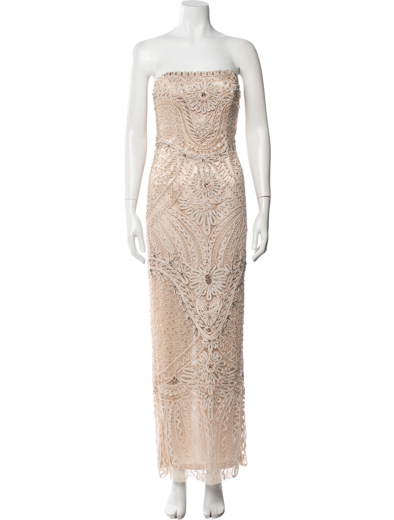 sue wong lace dress Lace Pattern Knee-Length Dress w/ Tags