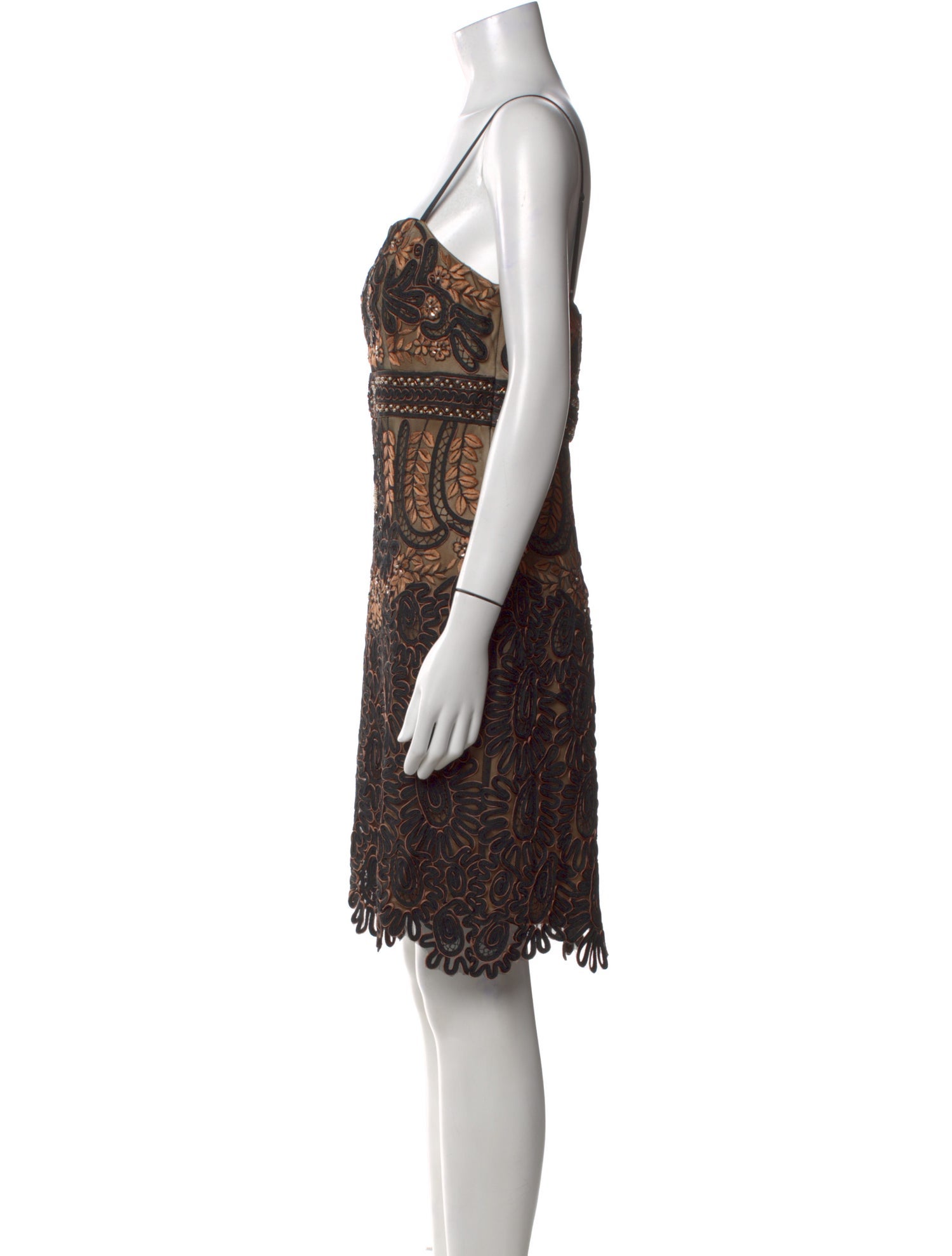 sachin and babi light blue dress Sue wong silk beaded