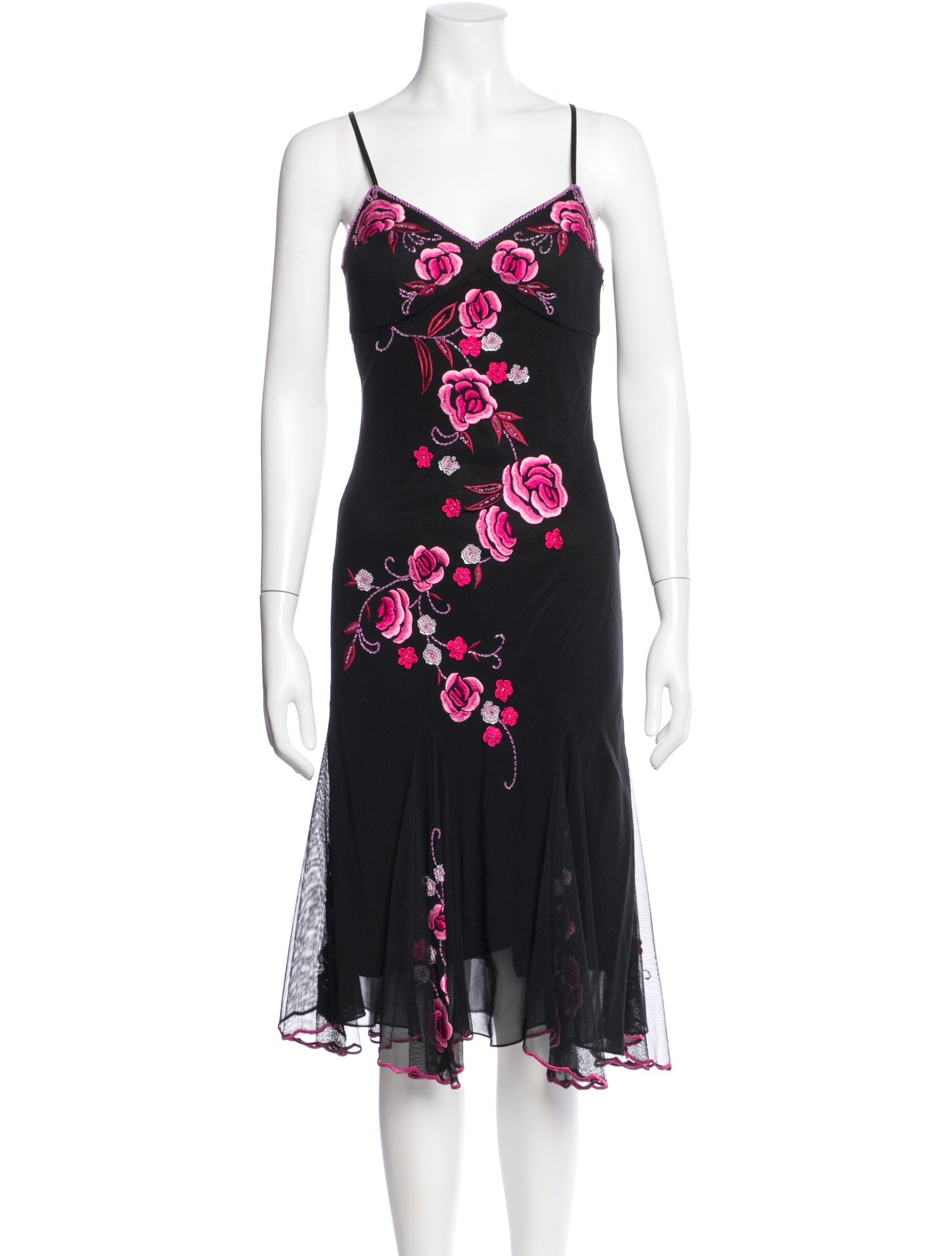 Sue Wong Silk Midi Length Dress - Black Dresses, Clothing - WSQ25740 | The RealReal Sue Wong Silk Midi Length Dress - Black Dresses, Clothing - WSQ25740 | The RealReal