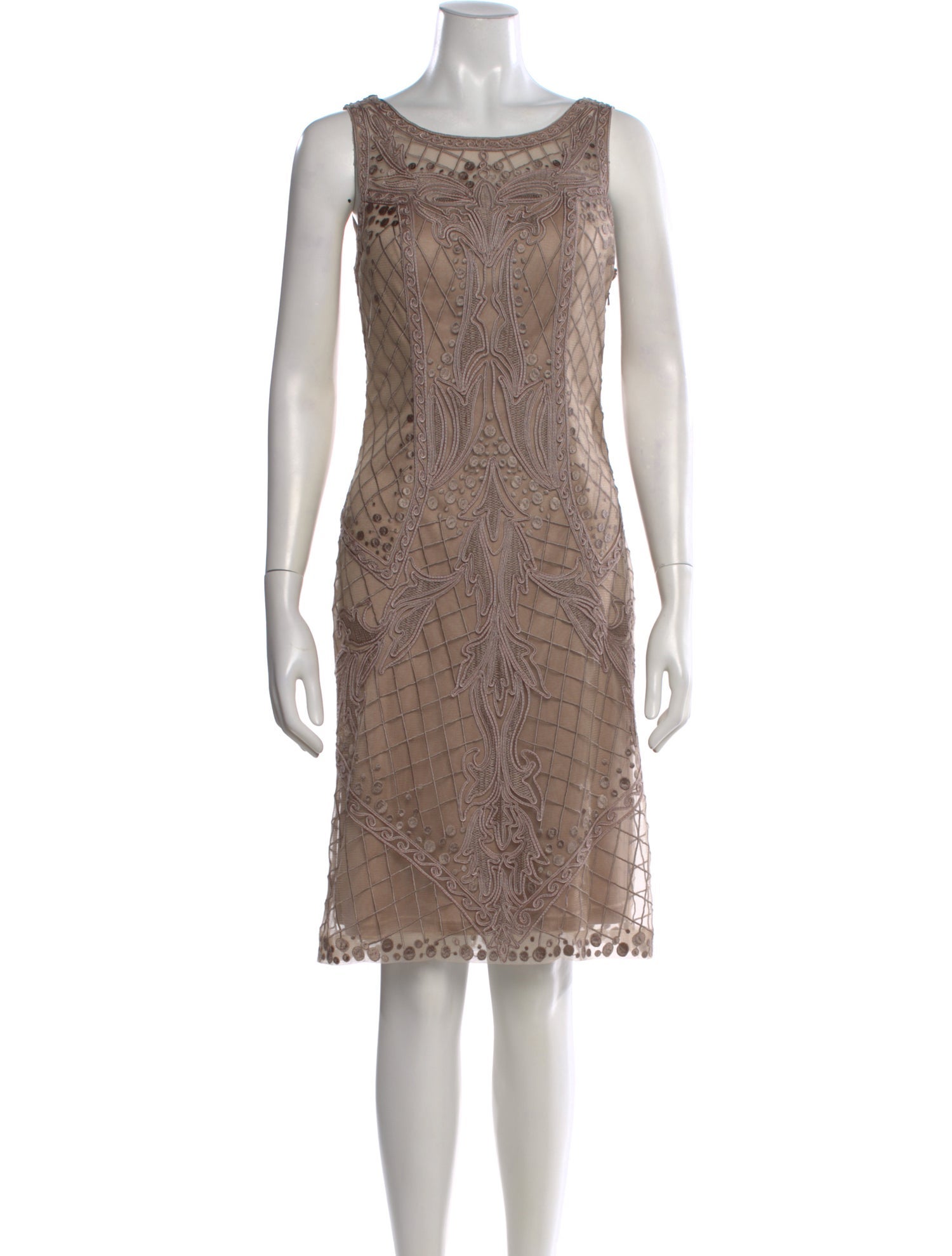 sue wong lace dress Lace Pattern Knee-Length Dress w/ Tags
